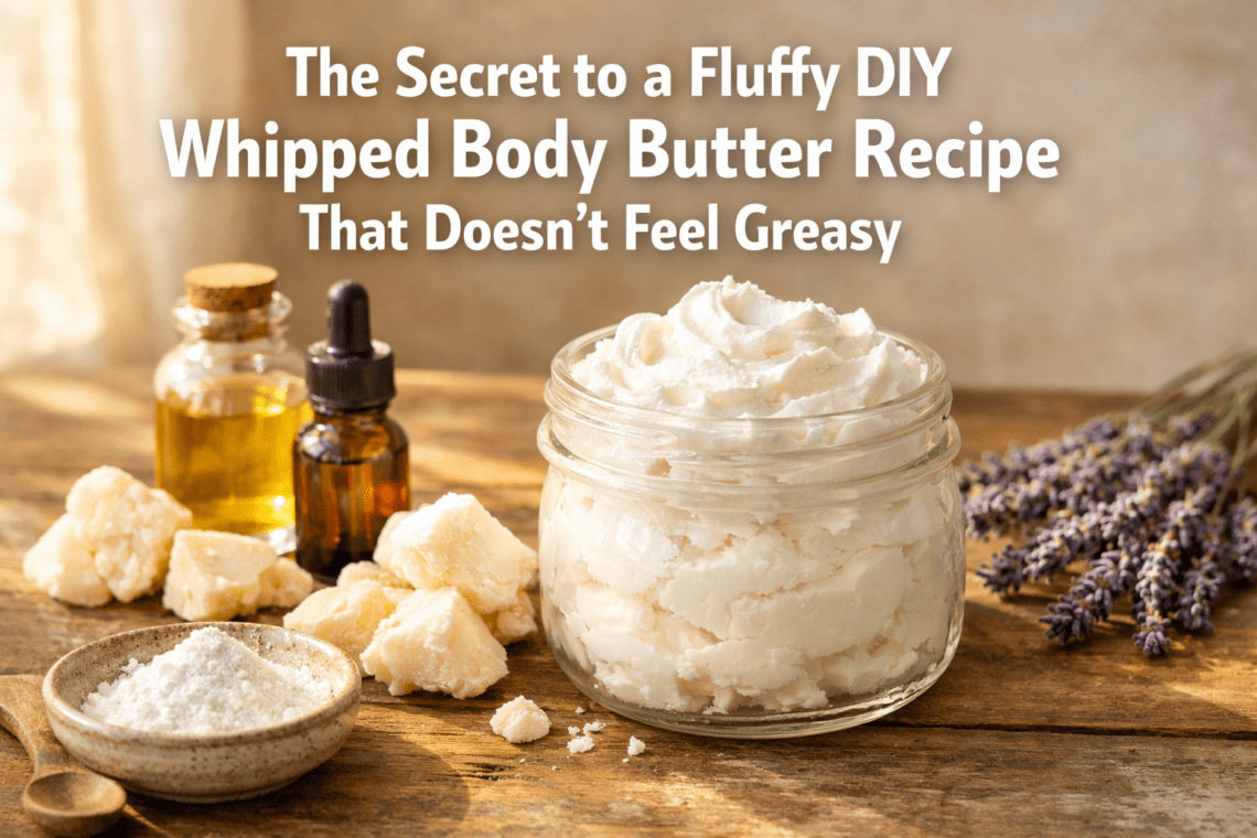 The Secret to a Fluffy DIY Whipped Body Butter Recipe That Doesn't Feel Greasy