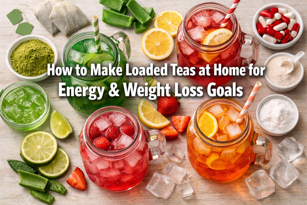 How to Make Loaded Teas at Home for Energy & Weight Loss Goals