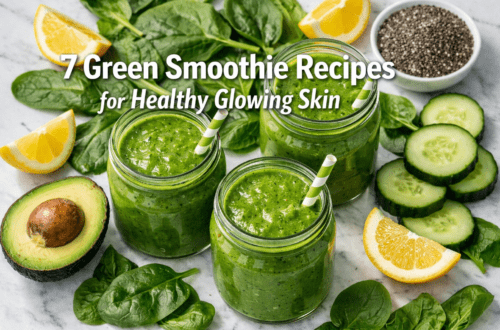 7 Green Smoothie Recipes for Healthy Glowing Skin (Easy & Actually Delicious)