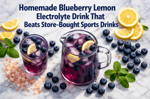 Homemade Blueberry Lemon Electrolyte Drink That Beats Store-Bought Sports Drinks