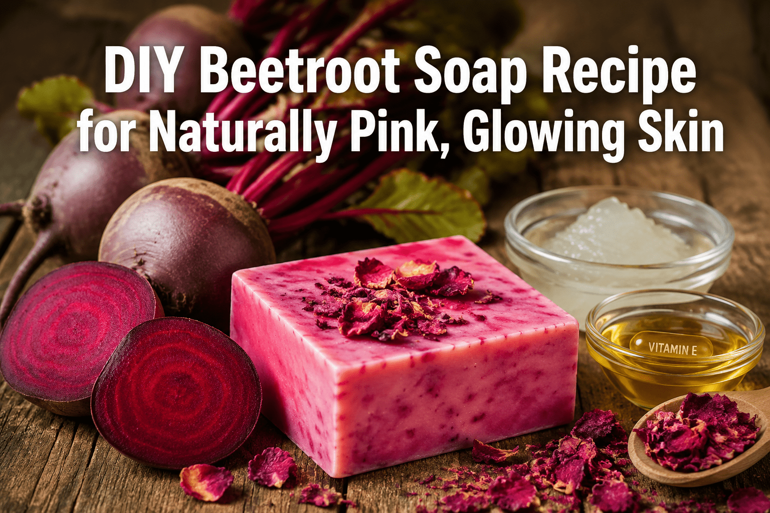 DIY Beetroot Soap Recipe for Naturally Pink, Glowing Skin