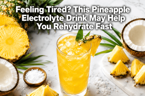 Homemade Electrolyte Drink with Pineapple: Rehydrate Fast and Beat Fatigue Naturally