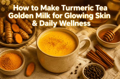 How to Make Turmeric Tea Golden Milk for Glowing Skin & Daily Wellness