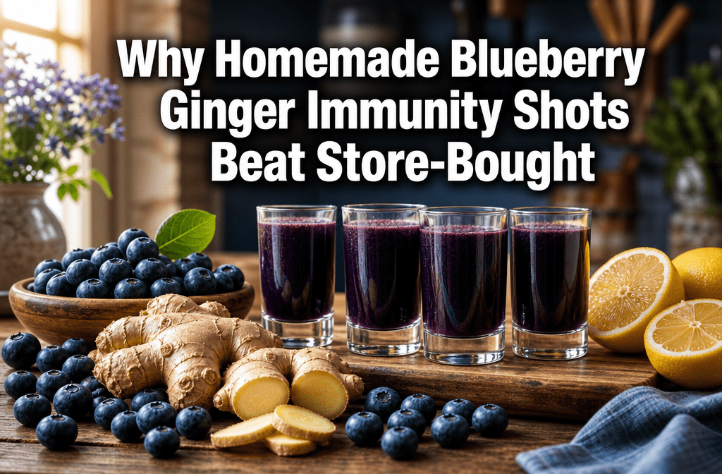 Why Homemade Blueberry Ginger Immunity Shots May Work Better Than Store-Bought Ones